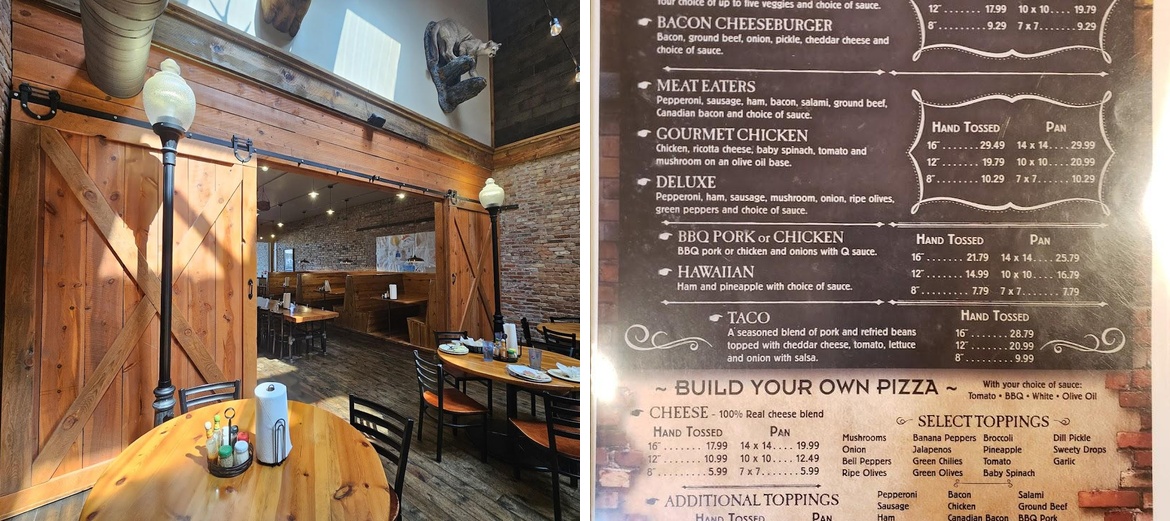 Pizza Place Menu